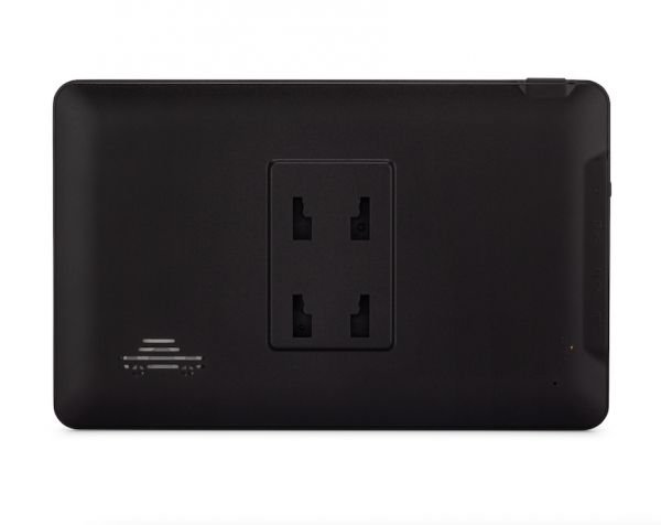 Parte trasera del Diniwid N9 con placa de fijación