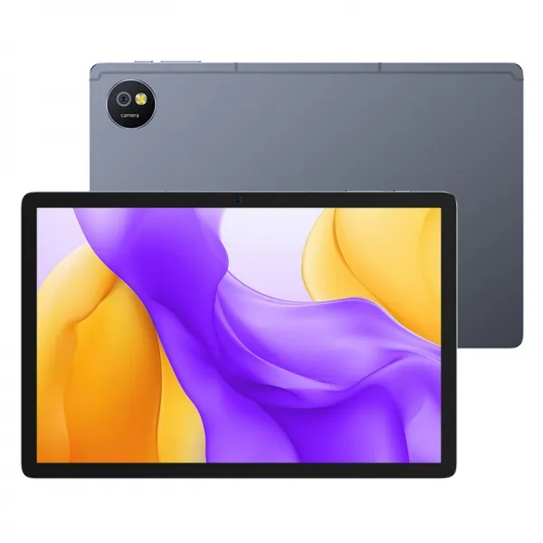 Ulefone Tab A10: pantalla frontal y parte trasera gris con cámara